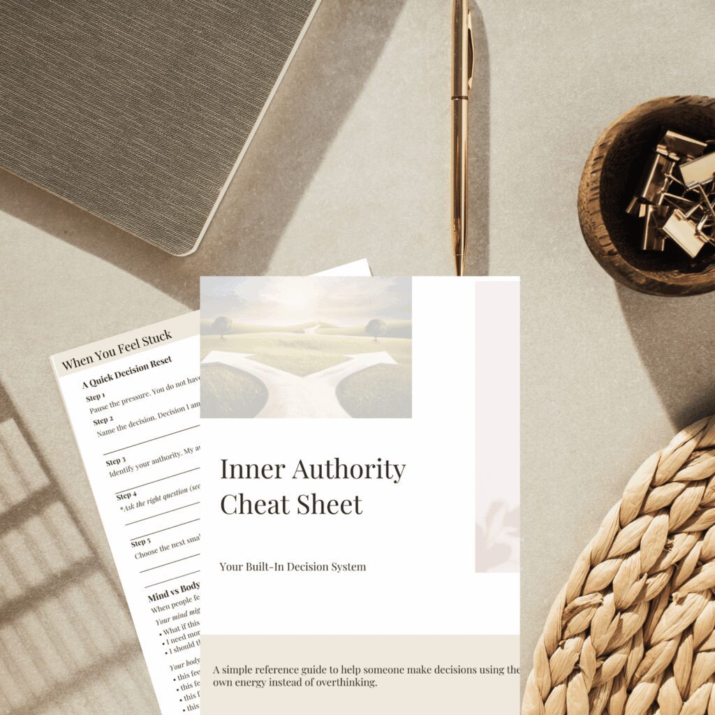 Inner Authority Cheatsheet