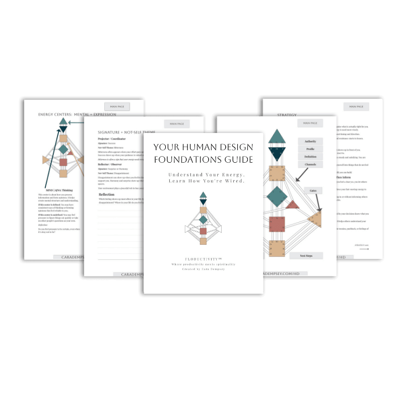 Human Design Guide Mockup